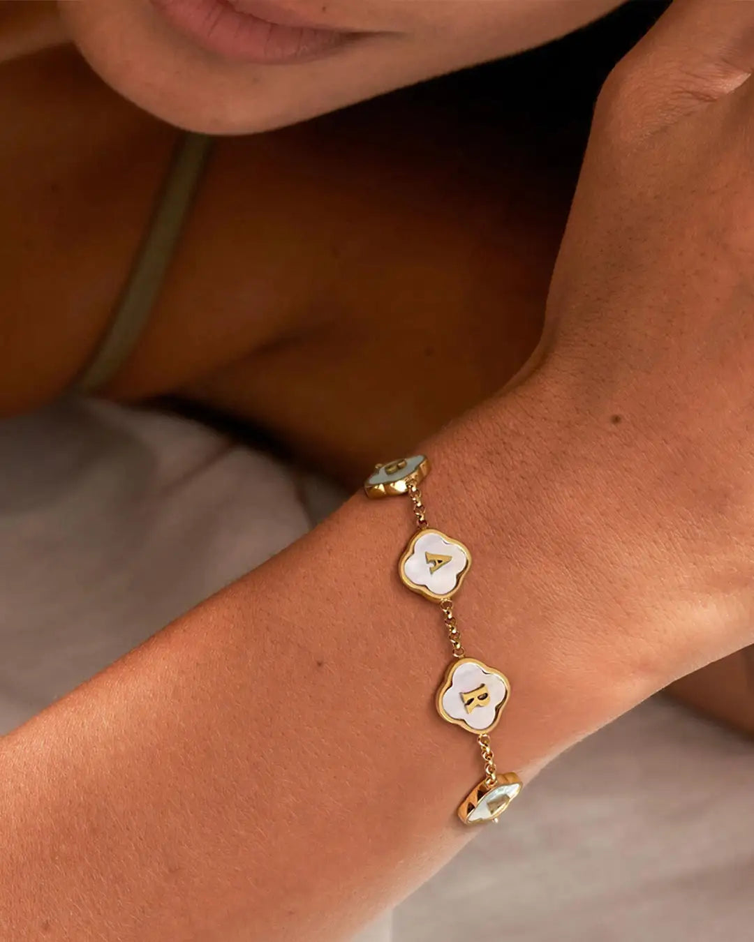 Fyrklöver armband