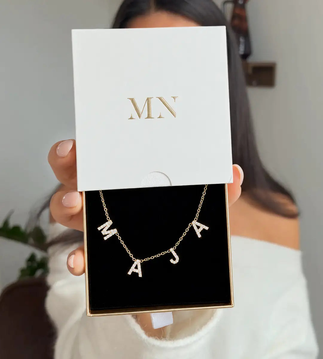 Kristall halsband