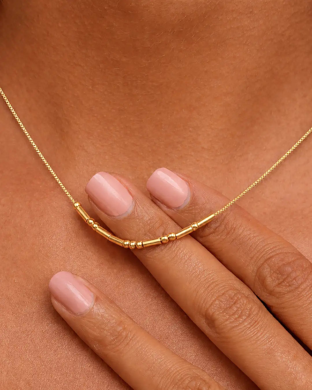 Morsekod halsband