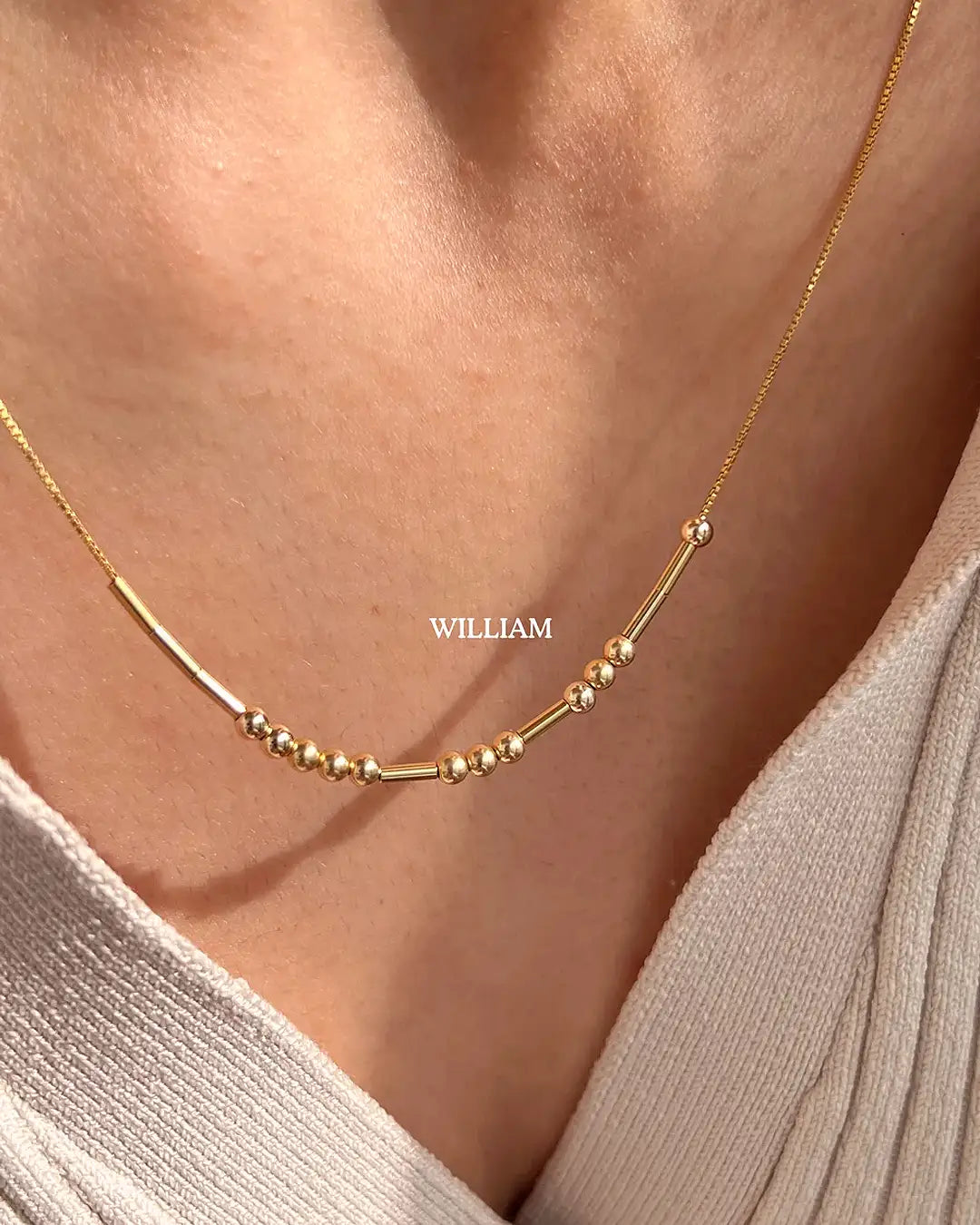 Morsekod halsband